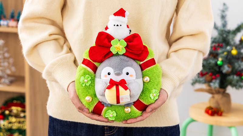 🍀予告🍀 #コウペンちゃん クリスマスリースなぬいぐるみM 発売✨ ご