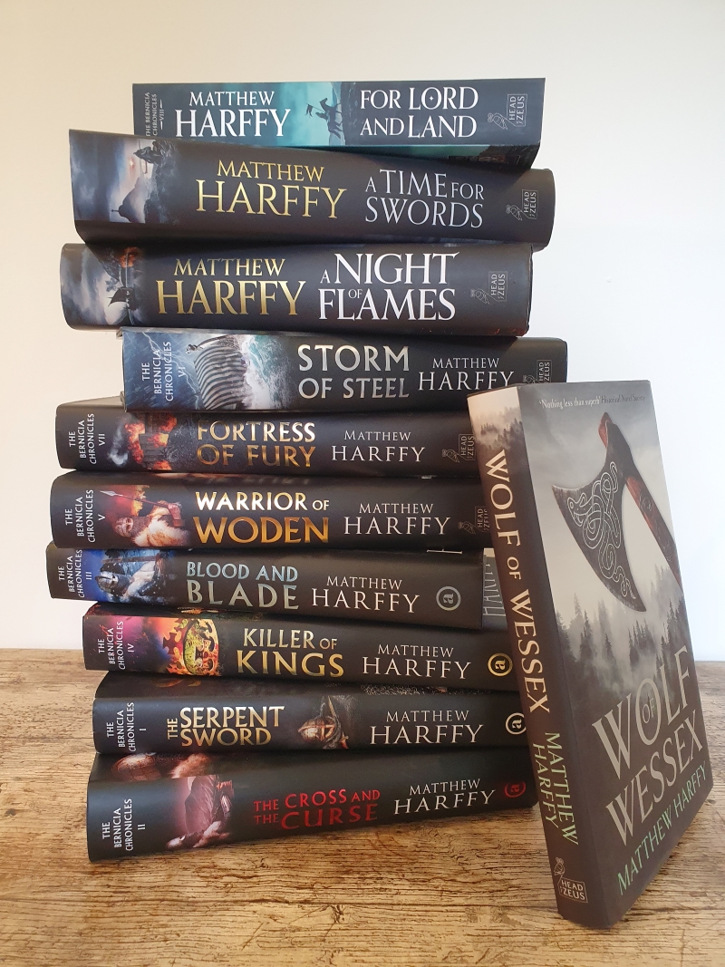 I've been checking my stock of books and have reduced some of the hardbacks by up to 50%. Check out my online store for more details: matthew-harffy.sumupstore.com