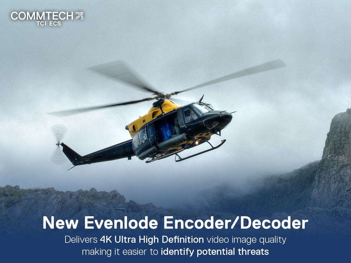 Our upgraded video and audio Data Link solution delivers highly sought-after 4K Ultra High Definition video image quality. 
Find out more about this new, enhanced solution which is the latest in the Evenlode series at: enterprisecontrol.co.uk/tci-product/ev… or: linktr.ee/spxcommtech #datalink