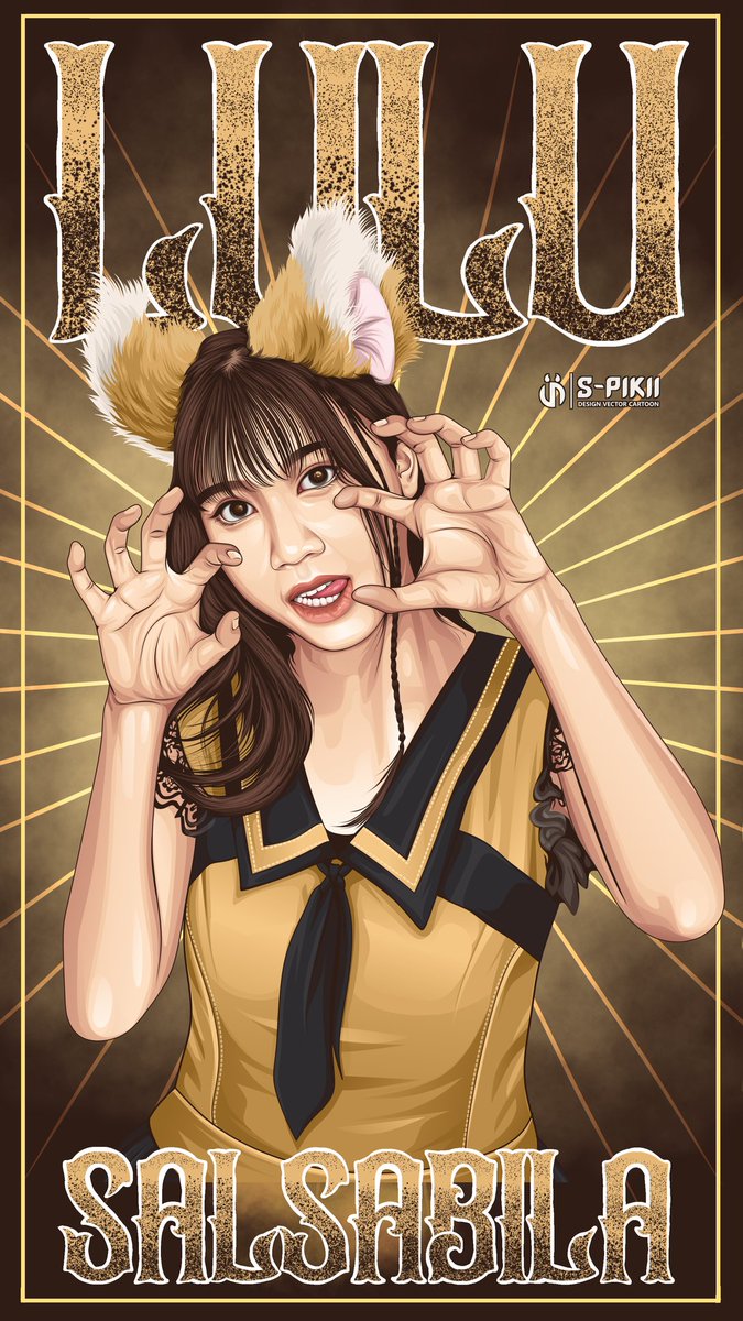 S_PIKII's tweet photo. vector art lulu😁🙌
#jkt48 #jkt48lulu #vectorart #infinitedesign #ibisPaintX #jkt48member https://t.co/iZ9q1K92qz
