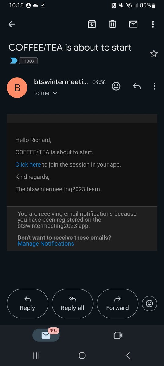 This is the kind of email notification I am here for #BTSWinter2023