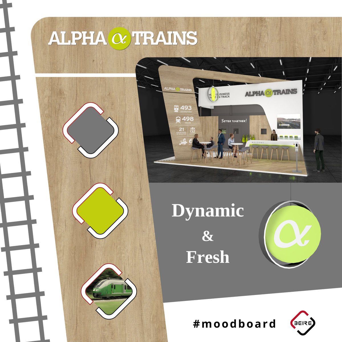 BeireExhibits's tweet image. At Beire, each stand is a unique artistic journey, blending mood boards with AI🤖 innovation! See how #AI transforms #boothdesign in our blog: ow.ly/CpGX50PmBtb. #moodboard #design #creativity #buildwithbeire #event #art #AIinDesign #tradeshow #exhibition #designservice