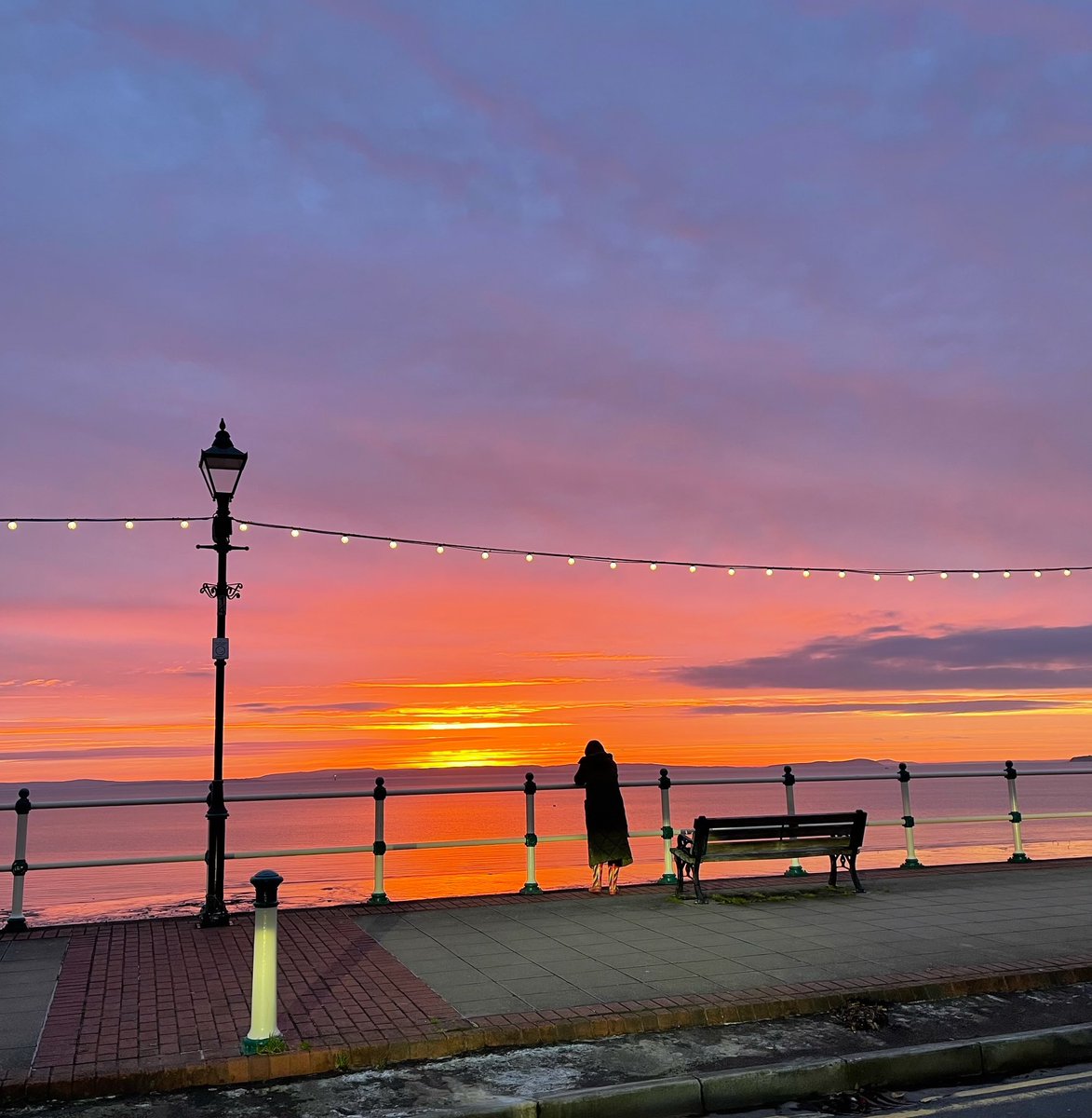 Good morning from Penarth