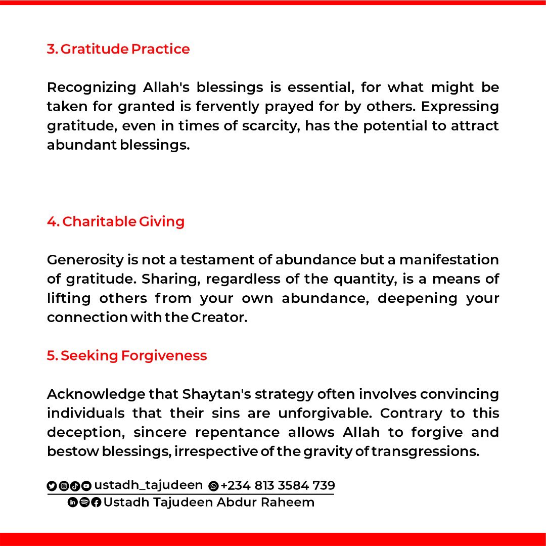 ustadh_tajudeen's tweet photo. 7 WAYS TO INCREASE YOUR CONNECTION WITH ALLAH

#connectionwithAllah #islam #reminders https://t.co/r0byPNUFx0