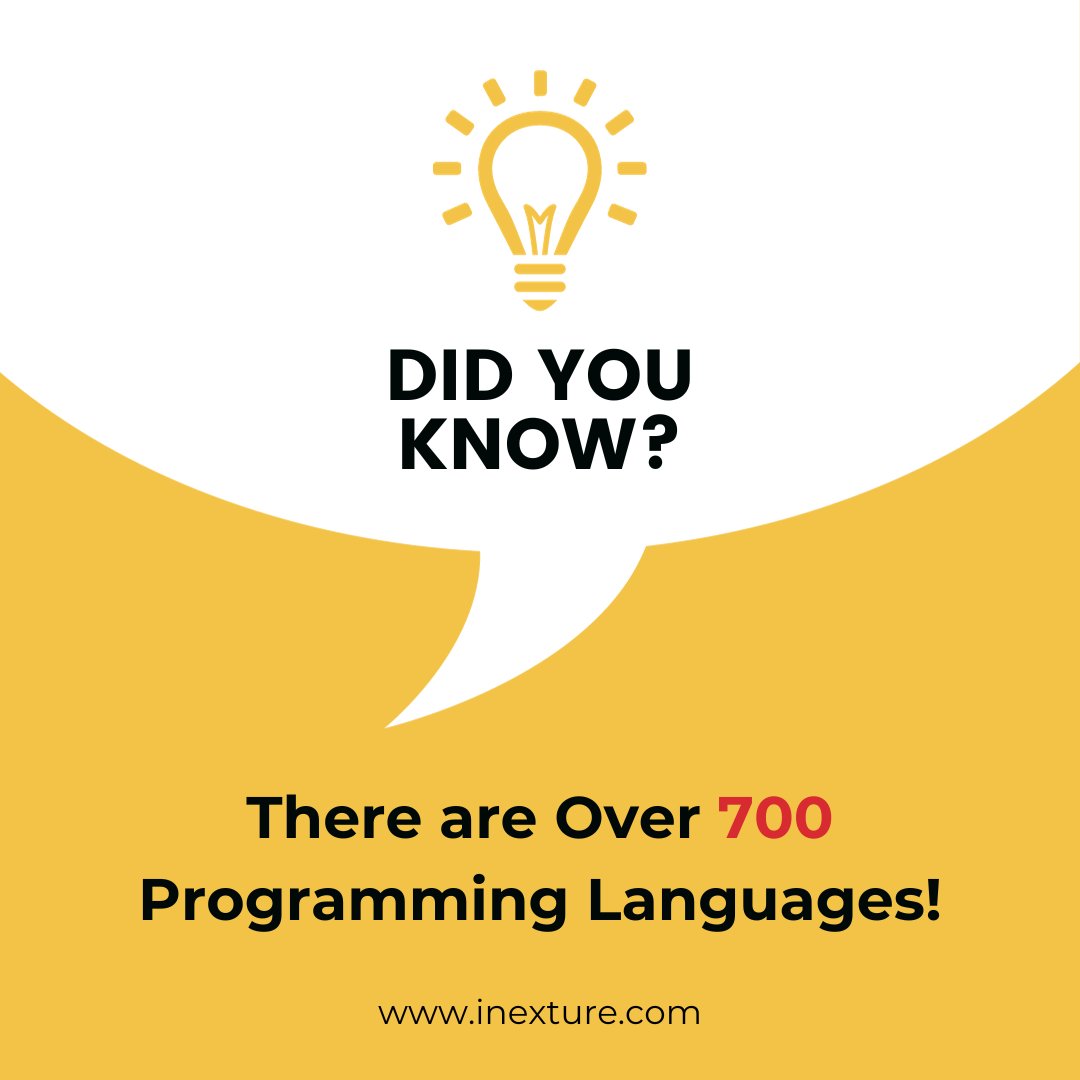 inexture's tweet photo. Yes, you heard it right!🎉

The best part is,  our team is proficient in the most crucial ones, ensuring versatility in our solutions. 🛠️

#ProgrammingLanguages #Coding #Funfact #DidYouKnow #SoftwareDevelopment #CodeLanguages #CodingCommunity #ProgrammingSkills #InextureSolutions https://t.co/elOrQlfN73