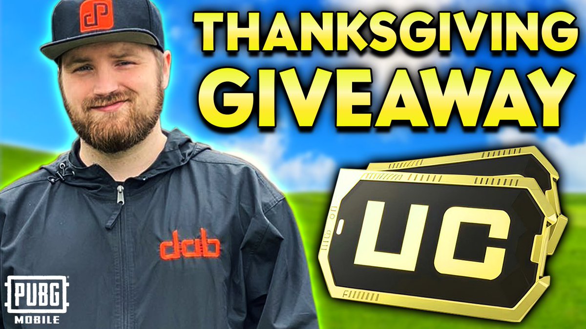 DabPlayss's tweet photo. 36K UC Giveaway on PUBG MOBILE

🔥 Enter Here: https://t.co/9QpIVRuRR9

Bonus
✅ Follow @DabPlayss &amp; @PUBGMOBILE
✅ Like and Drop 🦃 Emoji
✅ Quote repost w/ "I ♥ #PUBGMOBILE"

(5 Winners will be picked on 11-29 @ 11:59:59 PM) https://t.co/wl4LcMzLXg