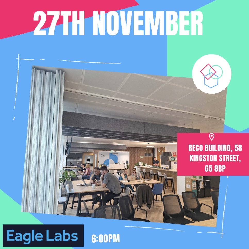 Hi folks, last codebar Glasgow workshop in this year! Do you know anyone who may benefit from joining us? codebar.io/workshops/2865 #codebarScotland #diversity #js #python #react