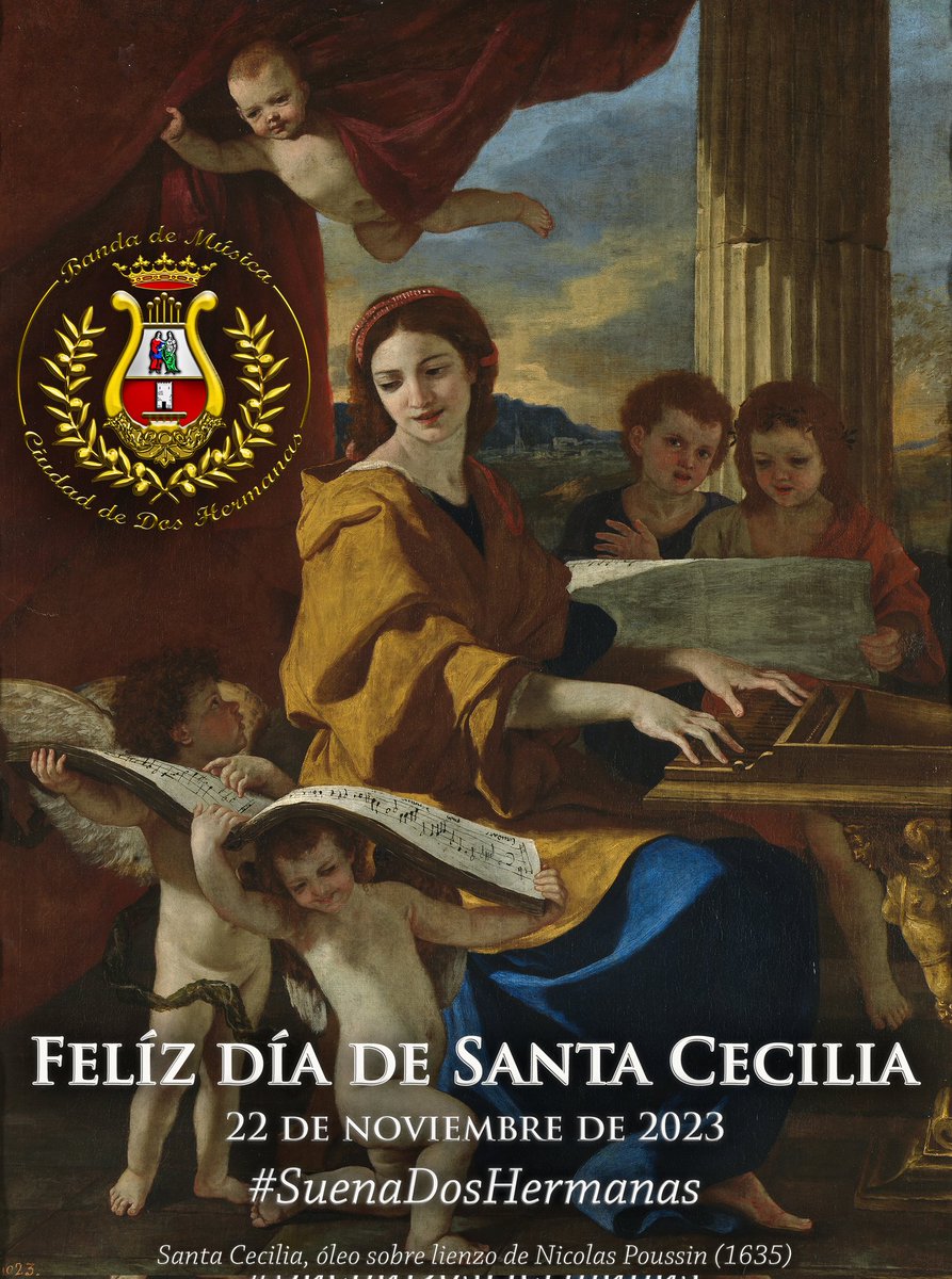 bmciudaddoshnas's tweet photo. Feliz día de Santa Cecilia a todos los músicos.
#SuenaDosHermanas https://t.co/1udCwBM41c