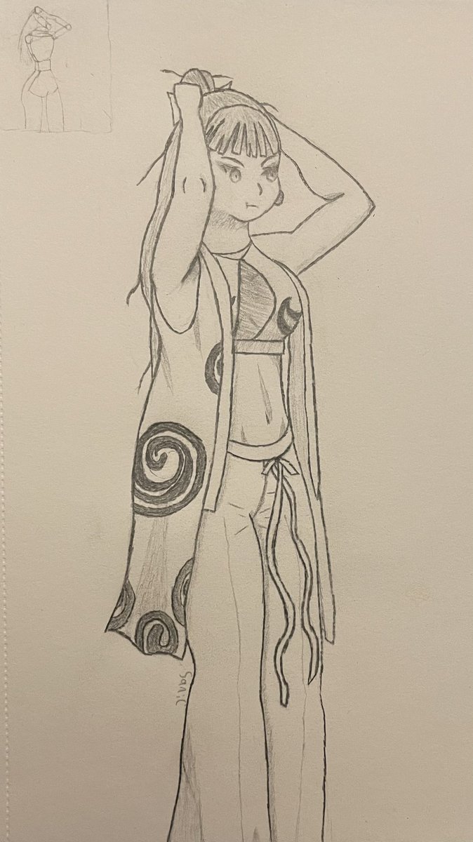 Sanicman21's tweet photo. Outfit 3 for Chun-li is to good to not draw #streetfighter6 #SF6 #ストリートファイター #ChunLi https://t.co/tAyQcwEevI