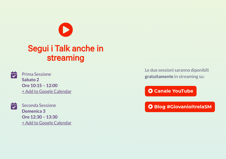 aism_nazionale's tweet photo. Sabato e domenica 2/3 dicembre ci incontriamo con tanti giovani con #sclerosimultipla: se non siete iscritti al #GiovanioltrelaSM in presenza, potrete comunque seguire in streaming i talk di @Bastrano, @DonataColumbro, @mafalda242, @ConziTool... 
Info: qui👇 e sul nostro sito. https://t.co/hePSLcSXkn