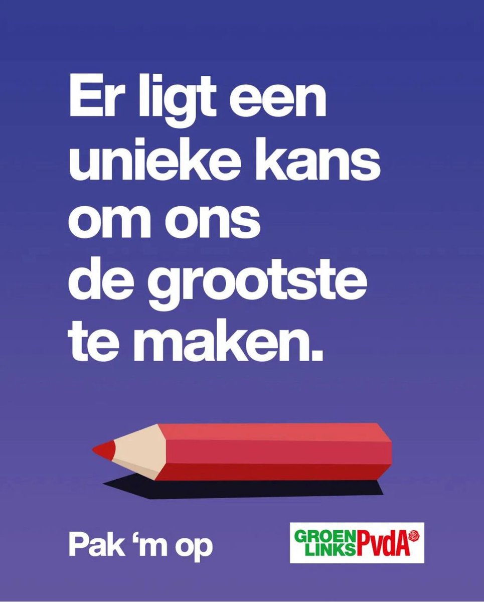 Er ligt een unieke kans om <a href="/gl_pvda/">GroenLinks-PvdA</a> de grootste te maken. #PakHemOp