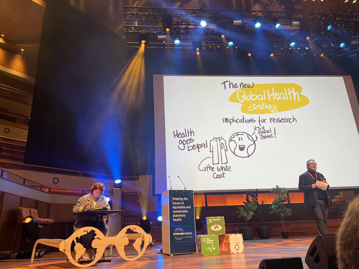 As you might have noticed, we are trying to go #beyondscience this edition of ECTMIH. This morning plenary session we have a live 'note sketcher' to visualise the points discussed. #ECTMIH2023