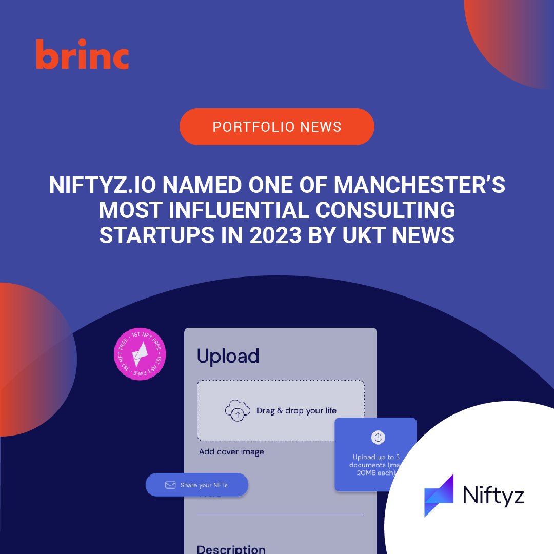 📣 Brinc Portfolio News

<a href="/botsyncpteltd/">Botsync</a> wins 'Supply Chain Innovator of the Year,' <a href="/EMOTAI/">EMOTAI</a>  recognized as an innovative company, <a href="/FinceptorApp/">Finceptor</a> reaches 1 million web traffic, and <a href="/Niftyz_io/">Niftyz.io</a> named one of Manchester's Most Influential Consulting Startups. Congratulations to all! 🚀