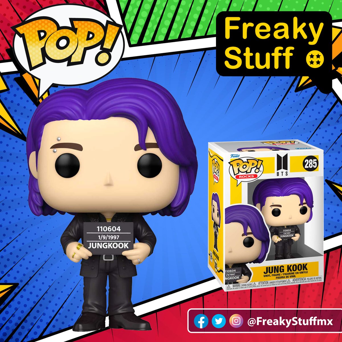 FreakyStuffmx's tweet photo. ¡No te puedes llamar #ARMY si no tienes uno o más de estos #Funko en tu colección!
Increíble #FunkoPop #BTS #Butter #JungKook.
¡Solo en #FreakyStuff ! https://t.co/pEh0wn8kmK