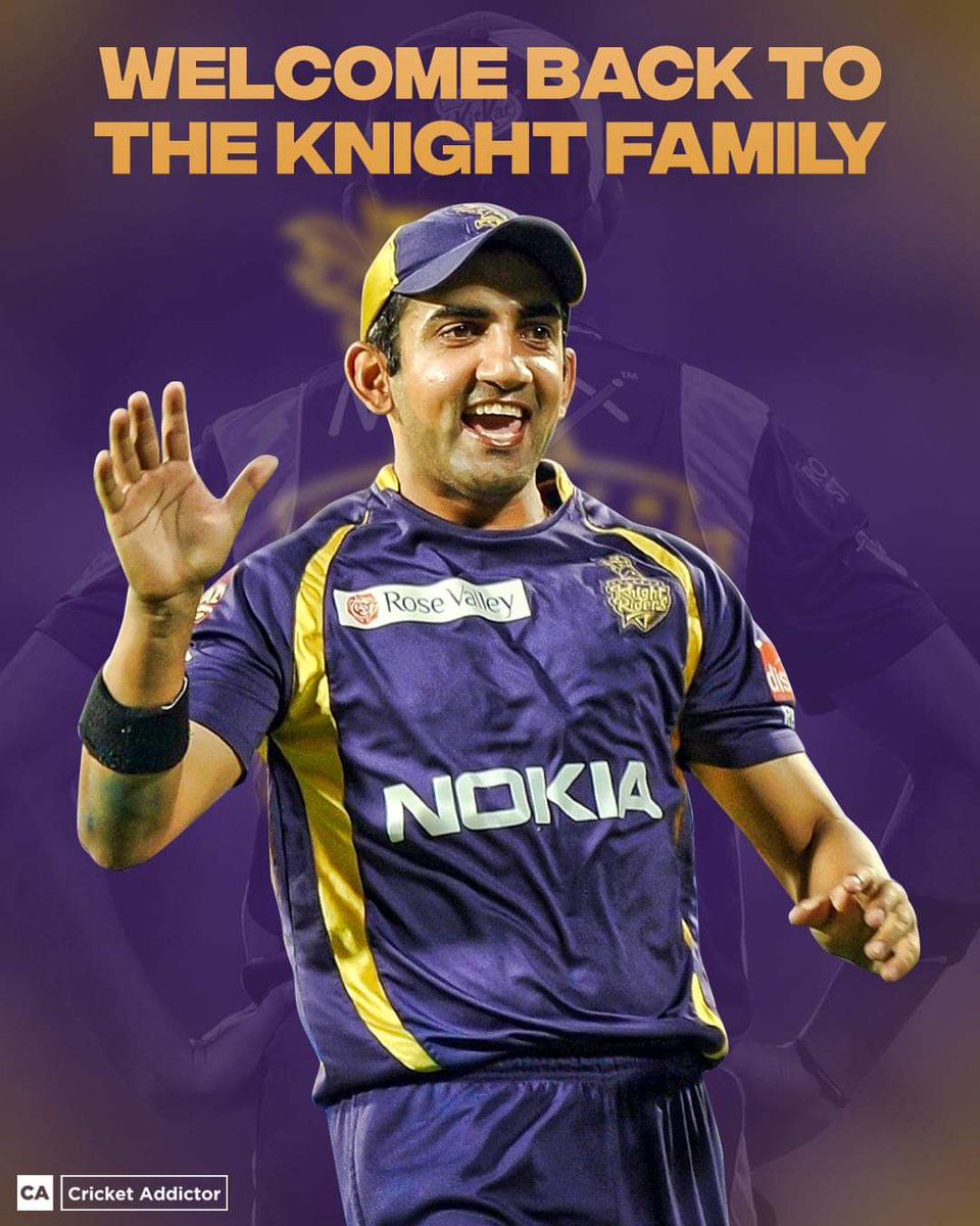 OneNimitPlzz_NN's tweet photo. 🚨 BREAKING NEWS 🚨 மீண்டும் KKR- ல் கௌதம் கம்பீர் 🤟,,,

Gautam Gambhir part ways with LSG; appointed KKR mentor ahead of the IPL 2024. 💜

#KKR #GautamGambhir #Cricket #IPL2024 #LSG #sportstamil #onenimitplzz https://t.co/hWW0XlJipH