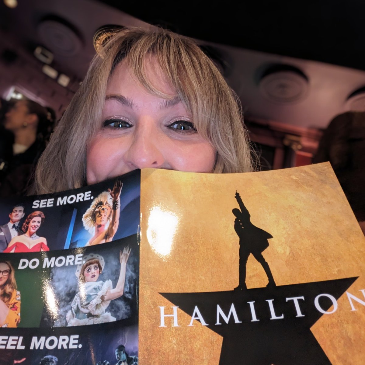 Watched it on Disney+ during lockdown; loved it. But, last night I was actually in the room where it happened at <a href="/PalaceAndOpera/">Palace & Opera Mcr</a> for press night, and IT BLEW MY MIND. 
Full review pending.
<a href="/HamiltonWestEnd/">Hamilton West End</a>