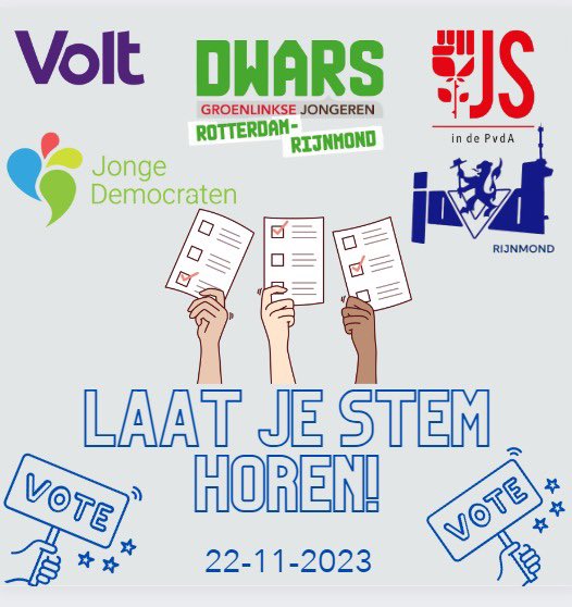 Laat je stem horen vandaag, want iedere stem telt!🌹