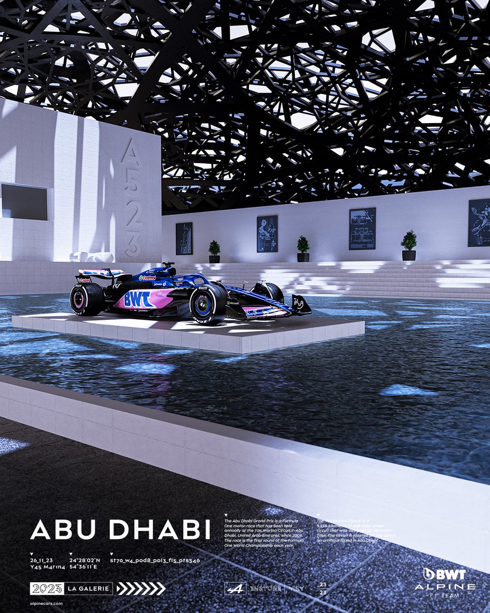 AuRupteur's tweet image. Dernier thread #F1Posters de la saison (peut-être un petit pour Noël ?) pour le #AbuDhabiGP.