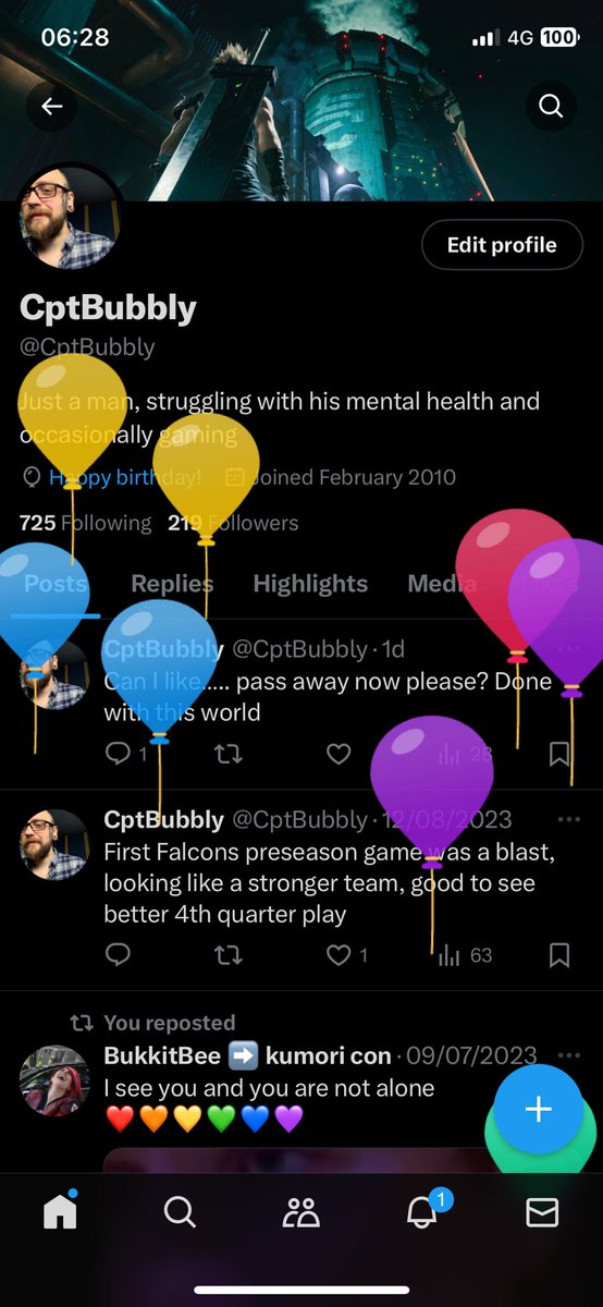 CptBubbly's tweet photo. Bloons, happy once more surviving a door rotation. 31 times now https://t.co/GjA9ElQLgc