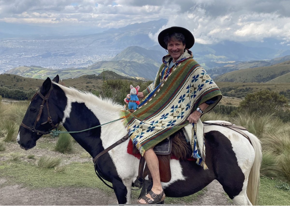Dicky and Tom Mouse on their South America travel challenge….it is usually on motorbike to be honest. Money raised goes to @DSAInfo x justgiving.com/fundraising/ri…. #charitychallenge #downsyndrome