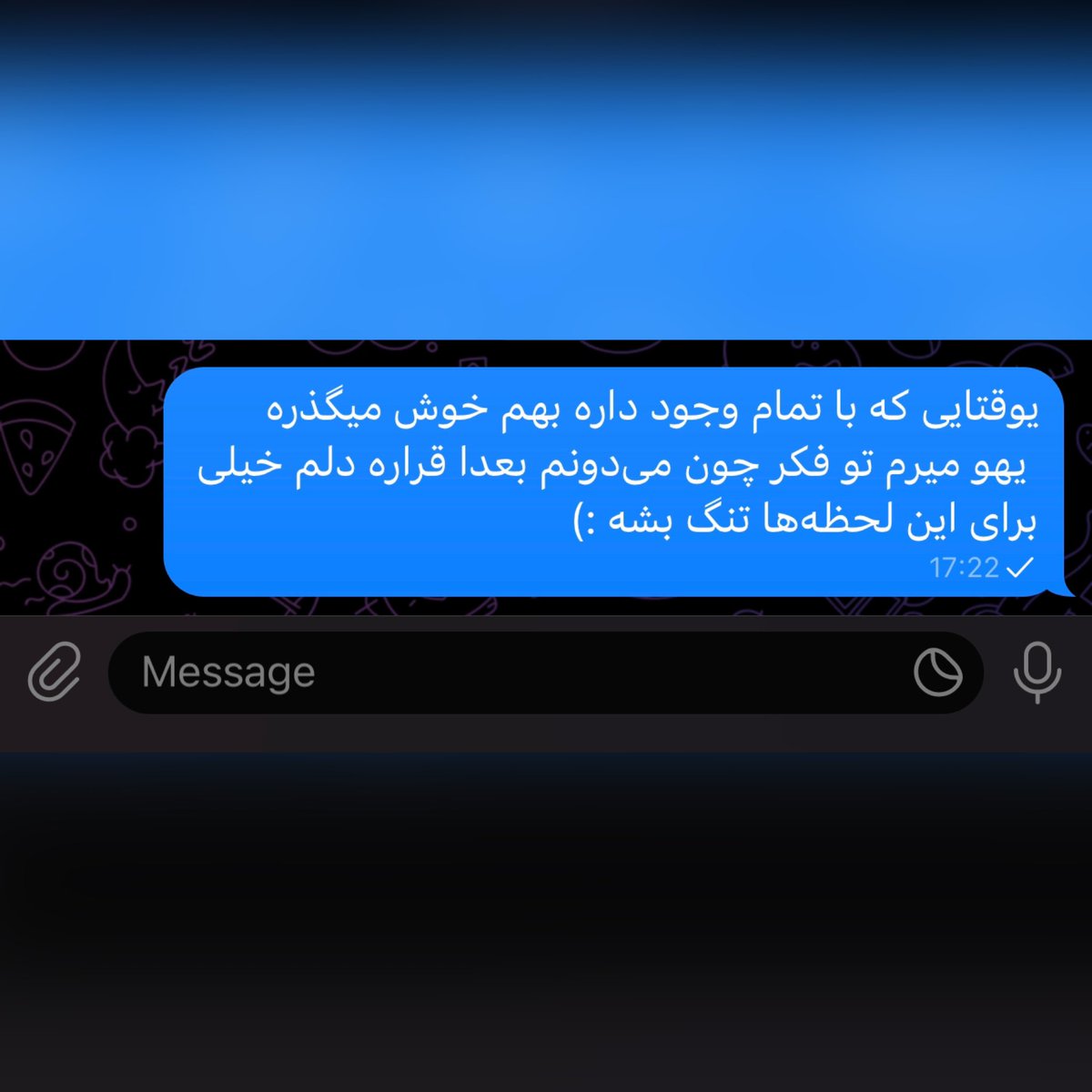 Setareh_n_'s tweet image. برات پیش اومده ؟ :))