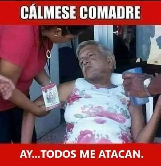 FernandoSRazo2's tweet photo. @rivapa @lopezobrador_ Ya sabemos cómo se las gasta para echar culpas y hacerse la víctima . . . https://t.co/v3lrLwEXJy