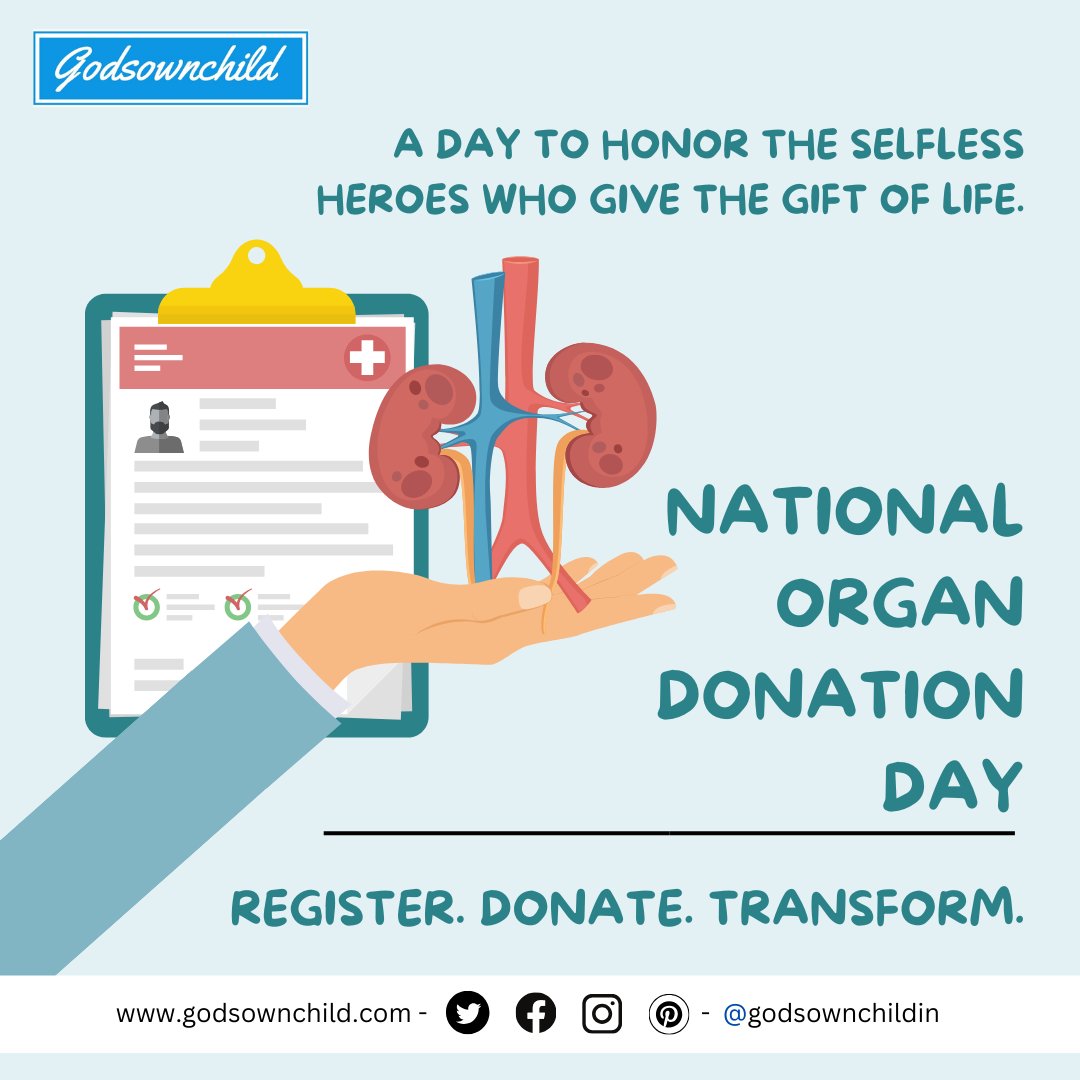 Gift life, share love. On National Organ Donation Day, let our hearts beat as one, echoing the power of generosity that saves lives. Be the hero, be the donor. 💚🫀
#OrganDonationDay #GiftOfLife #GodsOwnChild #donatelife #DonateHope