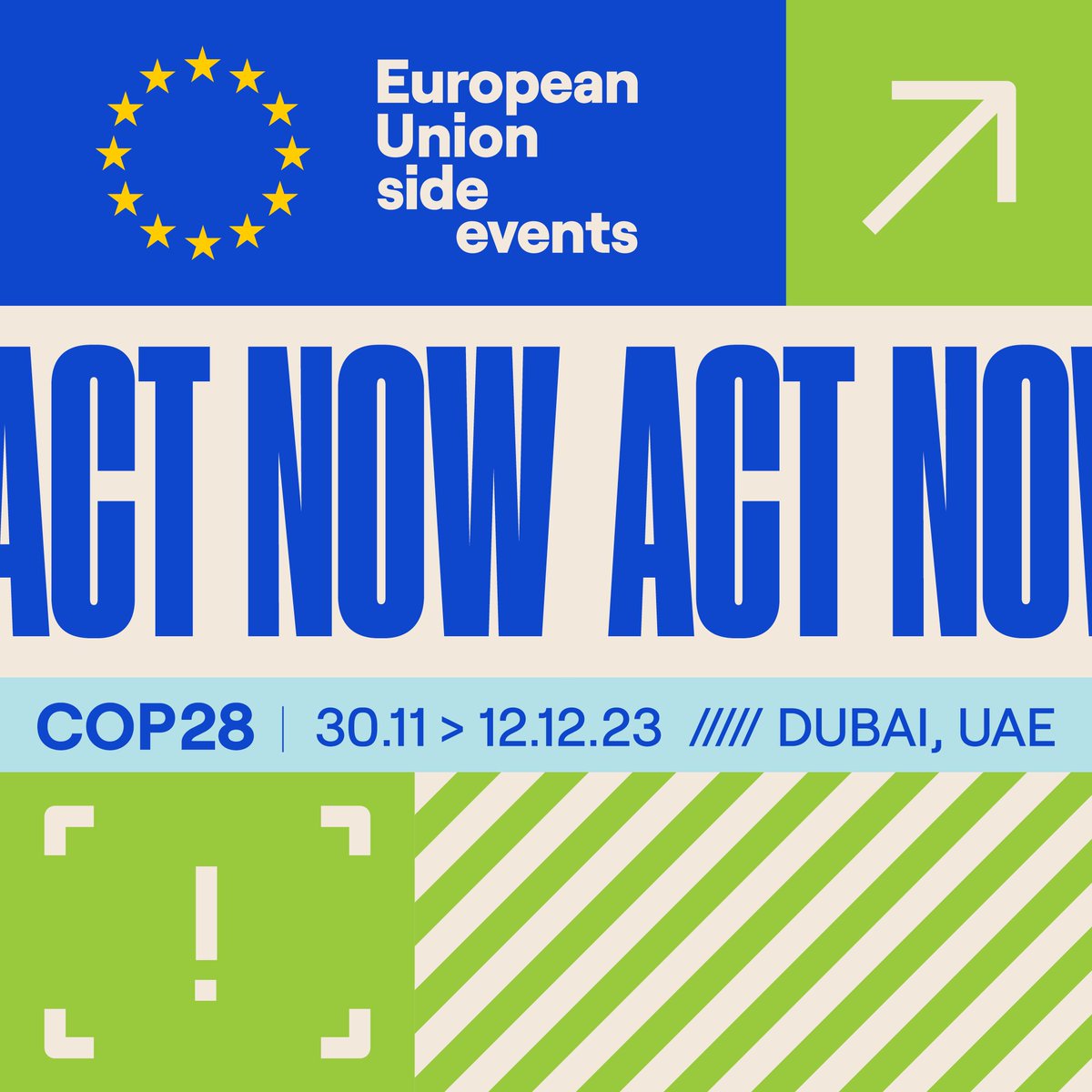 #EUatCOP28 The #EUSpace 🇪🇺🛰️Programme shows us every day how #ClimateChange is having severe consequences on people 🧑‍🤝‍🧑 & #OurPlanet 🌍 Join the #EU side events at #COP28 to discuss #ClimateAction Registrations are open 👉 cop28eusideevents.eu/e/programme?da…