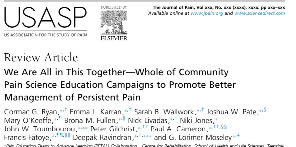 nicklivadas's tweet photo. 🚨“We are all in this together” 💪
A public health approach to tackle the burden of persistent pain! With a tip of the hat to @PainRevolution &amp; @FlippinPain !!
@DeepakRavindra5 @SarahBWallwork @JoshuaWPate @Fizzbw @PaulCameronPain @EmmaKarran 
🔗 https://t.co/bj5aajUEkA https://t.co/r4bTbmlsm4