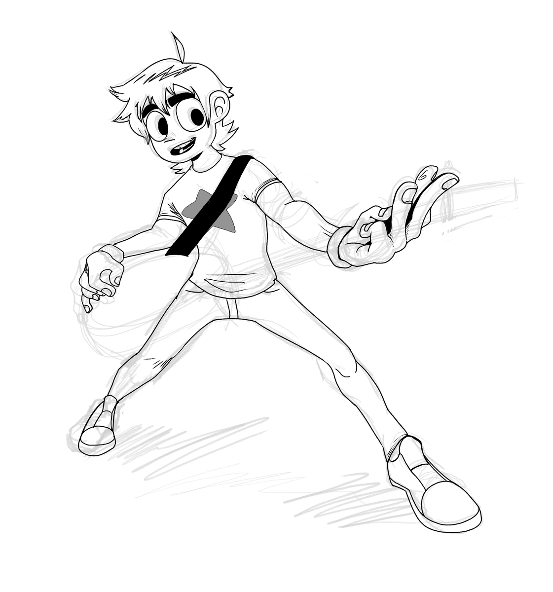 NaturallyFloofy's tweet photo. Wanted to make it have more foreshortening. https://t.co/2ea2GJlbCk