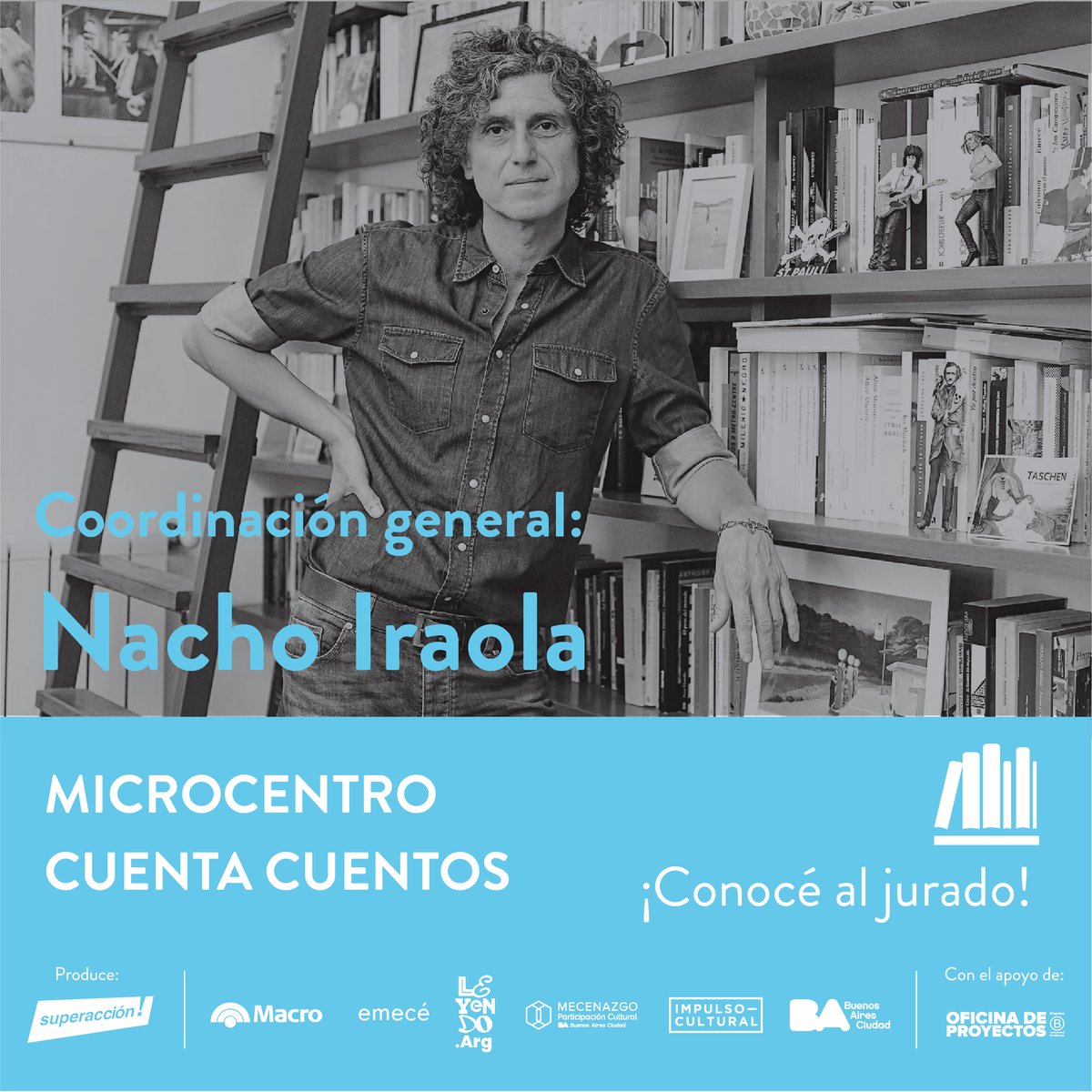 #MicrocentroCuentaCuentos está llegando.
Un concurso de cuentos, con premios, que busca que se recorra desde la literatura este espacio de la ciudad.
Hoy anunciamos al Coordinador General del jurado Ignacio Iraola y nuestro primer jurado, Fabián Casas.