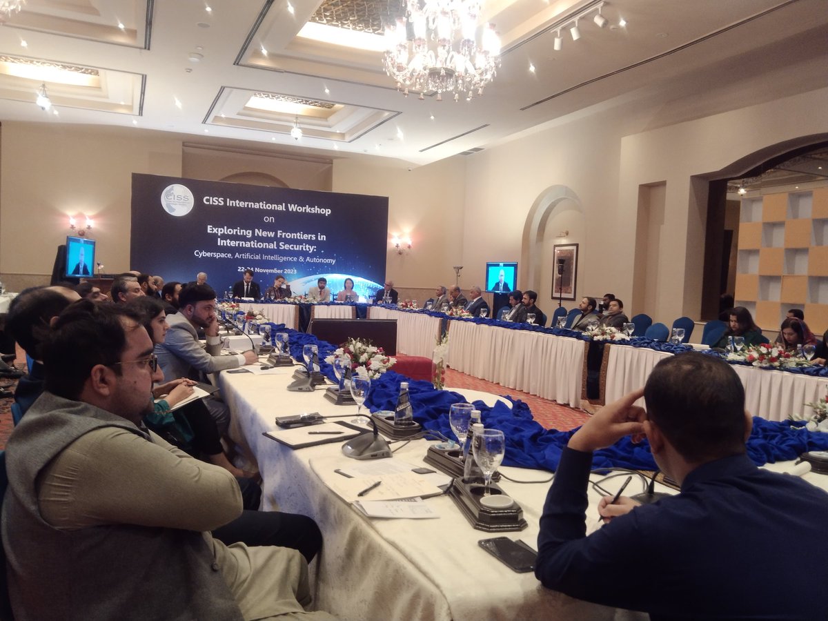 CISS_Islamabad's tweet image. Currently at Working Session 1: Cyber Threats to Critical Infrastructures. Rich insights and dynamic discussions on latest trends and responses unfold at the CISS-UNIDIR International Workshop. #CyberSecurity #CriticalInfrastructure #UNIDIR #CISSUNIDIR23