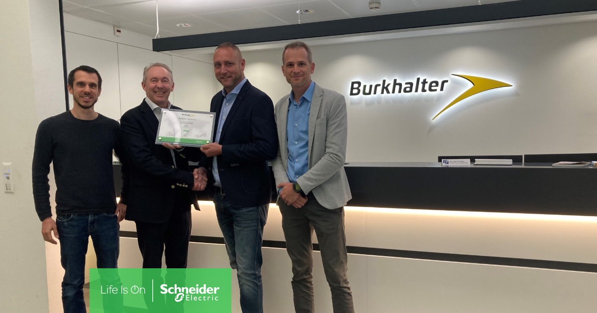 SchneiderSwiss's tweet image. Wir gratulieren und freuen uns gemeinsam mit der Burkhalter Technics AG, unserem neuen in «Building Automation» zertifizierten #EcoXpert Partner. Schneider Electric #BuildingAutomation #BuildingManagementSystems