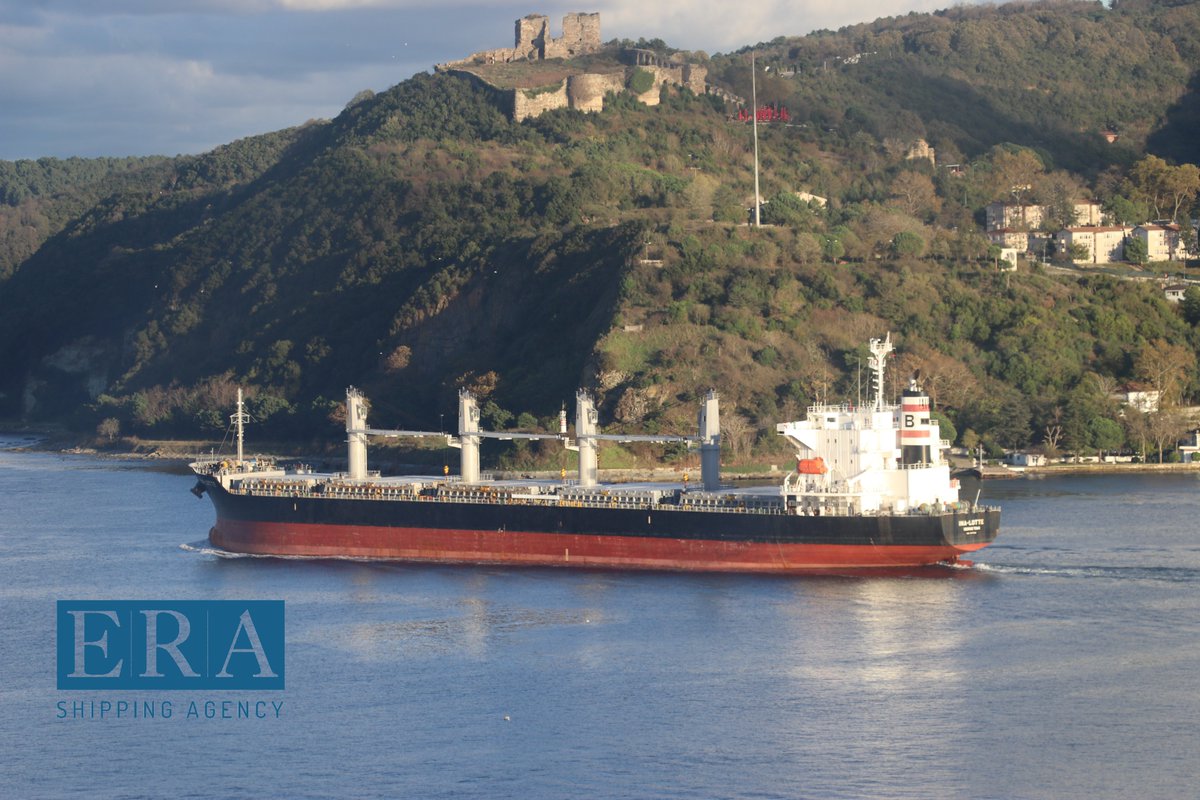 Ina Lotte Istanbul northbound passage with @Erashipping #shipping #bosphorus #turkishstraits #shippingagency