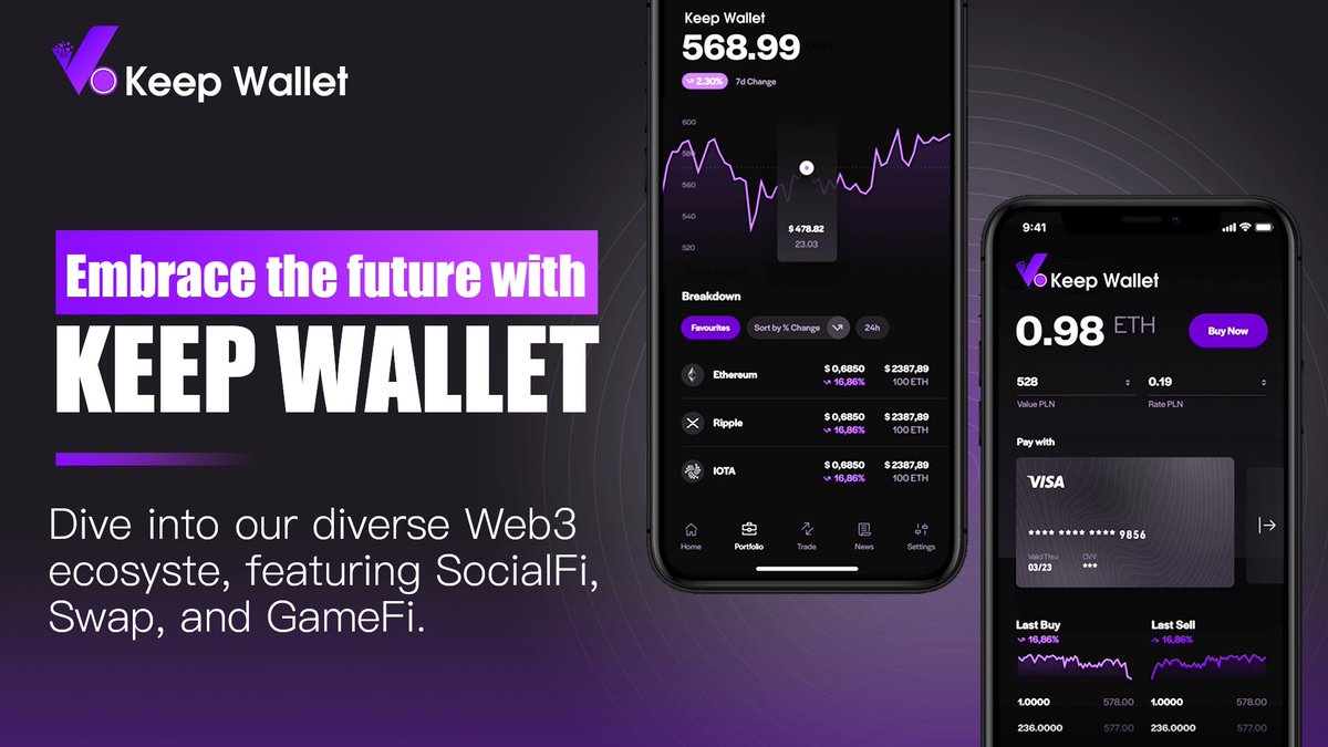 Keep_Wallet's tweet photo. 🌐Embrace the future with Keep Wallet!
Dive into our diverse Web3 ecosystem, featuring SocialFi, Swap, and GameFi.
💥Experience seamless crypto transactions and interactive social networking, all in one place.
#KeepWallet #Web3 #DeFi https://t.co/05kVROeG0v