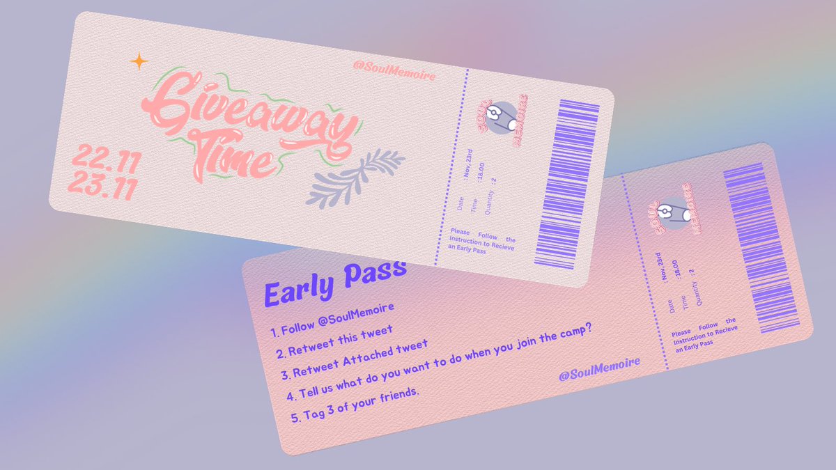 SOUL MEMOIRE CAMP tweet media