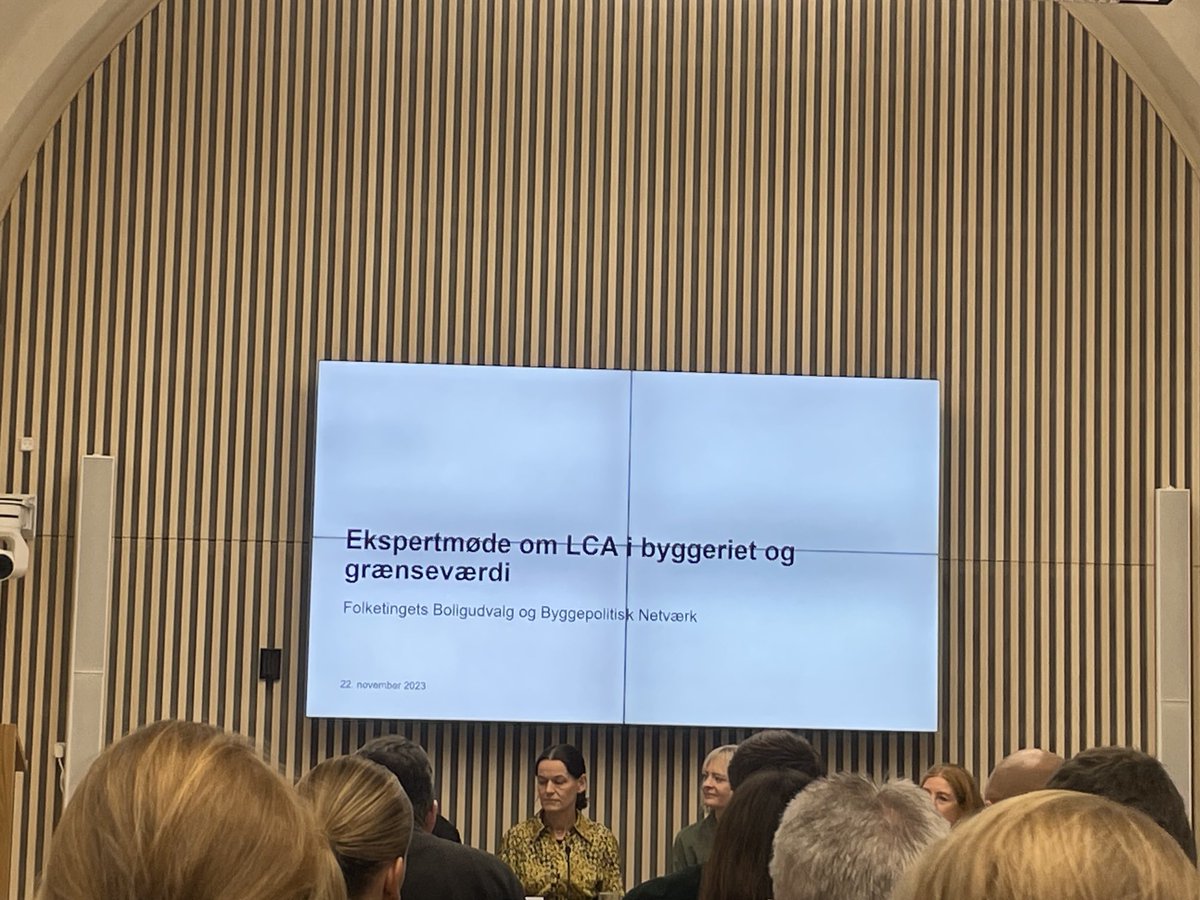 Lars Storr-Hansen (@larsstorr) on Twitter photo Så er høringen om LCA i byggeriet og grænseværdier igang på Christiansborg. Det er er vigtigt tema der optager <a href="/DANSKEARK/">Danske Arkitektvirksomheder</a> - vi arbejder for en ambitiøs grøn omstilling, og vi opfordrer politikkerne til at være ambitiøse på området #dkpol #dkbyggeri @Soc_bo_aeldre Så er høringen om LCA i byggeriet og grænseværdier igang på Christiansborg. Det er er vigtigt tema der optager <a href="/DANSKEARK/">Danske Arkitektvirksomheder</a> - vi arbejder for en ambitiøs grøn omstilling, og vi opfordrer politikkerne til at være ambitiøse på området #dkpol #dkbyggeri @Soc_bo_aeldre