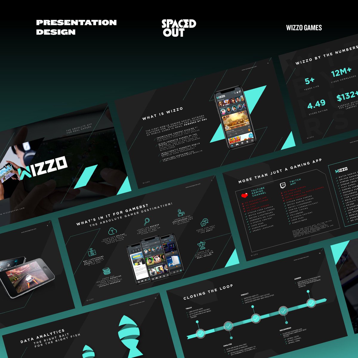 spacedoutpro's tweet photo. Dive into a world where design meets play! 🕹️ Our carousel is a visual journey through captivating redesigns of presentation slides tailored for a gaming app. #presentationdesign https://t.co/5diOpHWD0p