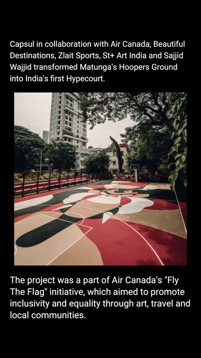 Capsul__'s tweet photo. #Throwback to one of our favourite projects with creating India’s first hypecourt at Hoopers Ground in collaboration with @AirCanada @beautifuld3stin St+Art , Sajjid Wajjid https://t.co/MbfoeuPosU