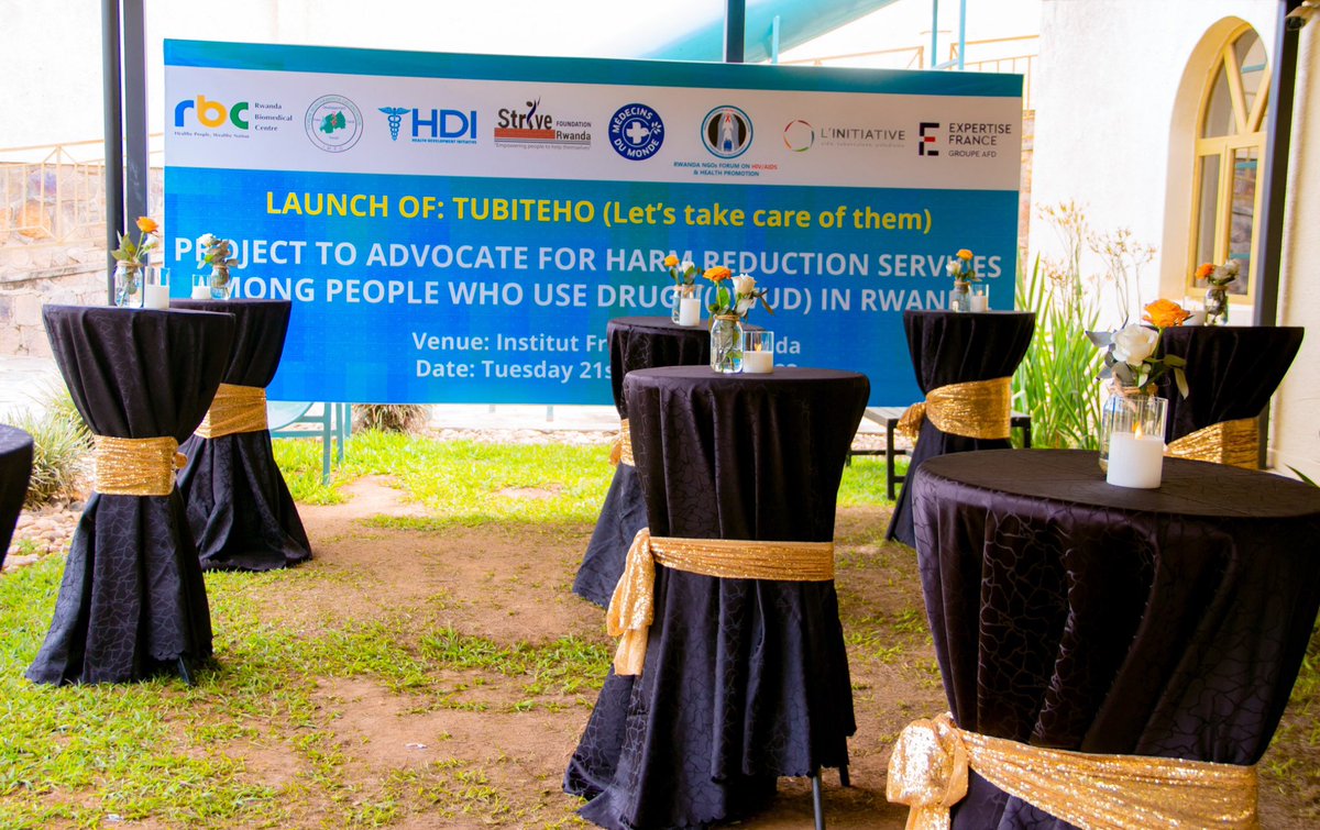 Yesterday,#SFR was excited to join other coalition members @HDIRwanda @MdM_France @RwandaNGOForum @ImroRwanda in the launching of the #TubitehoProject meant to advocate for harm reduction services among people who use drugs(PWUD) in #Rwanda,in collaboration with @expertisefrance