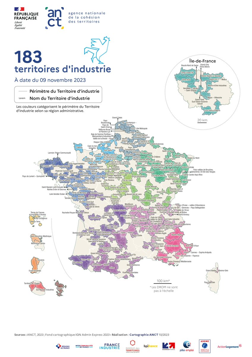 Le @GouvernementFr  sélectionne 183 nouveaux territoires d’industrie pour réindustrialiser la France 🇫🇷🏭 economie.gouv.fr/le-gouvernemen… #industrie #économie in <a href="/Economie_Gouv/">Ministère de l'Économie et des Finances</a>