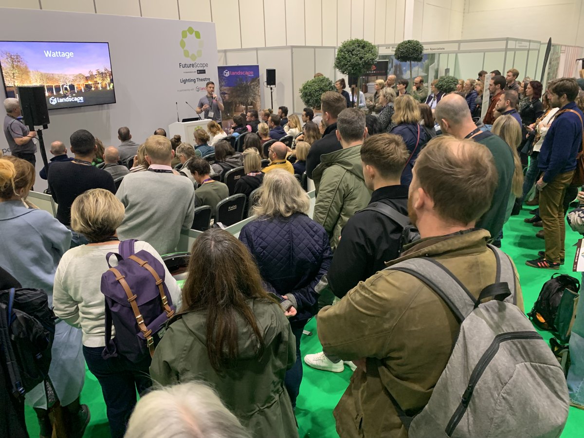 The Lighting Zone at FutureScape Event has proved super popular on Day One! No wonder - great speakers sharing hard-won insights on landscape lighting. Join me today Wednesday 22 November at ExCeL London for the final day of talks.