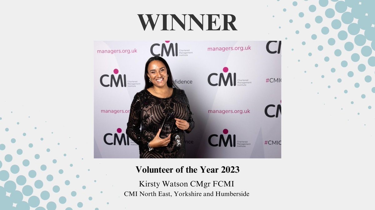 Proud doesn't even come close! A huge congratulations to our very own #QUEEN of management Kirsty Watson, who triumphed at last night's <a href="/cmi_managers/">CMI</a> President's Dinner, taking home the much revered "Volunteer of the Year" award. 👑

#CMIPresidentsDinner
