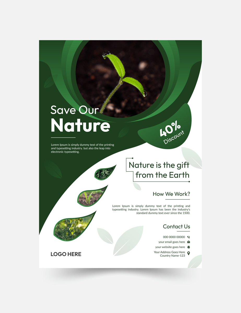 Fizzvect's tweet photo. Elevate your nature-focused brand with professionally designed flyer solutions. From national parks to organic products, our designs will captivate your audience's imagination.
#flyerdesign #corporate #flyer #poster #leafletdesign #nature #graphicdesign #BusinessGrowth #fizzvect https://t.co/RnuTO0Lshp