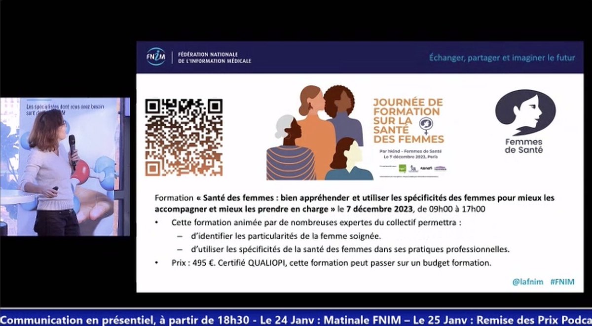 🔎Matinale #FNIM
Offre - Partenaire @femmes2sante
« #Santé des femmes : bien appréhender et utiliser les spécificités des femmes pour mieux les accompagner et mieux les prendre en charge » #femmesdesante
📆7 décembre 2023 ⏱️de 9h00 à 17h00