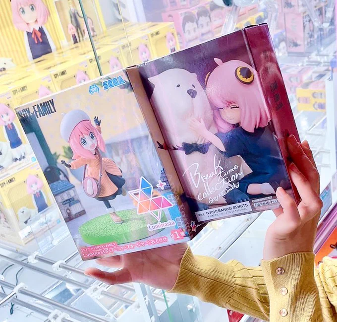 アーニャのフィギュア2つGET DBのさやかちゃんはめちゃくちゃ手こずってとれずに諦めた!!さやかちゃん!!