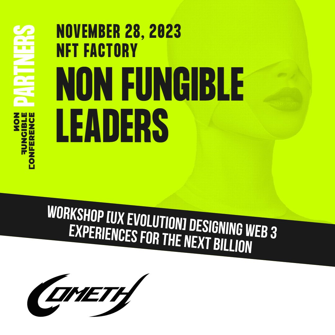 👋☀️ Next week, <a href="/NFTFactoryParis/">NFT Factory Paris</a> is hosting Non Fungible Leaders, a gathering aimed at tackling web3 problematics. 
@0relien__ &amp; <a href="/romemore/">romain</a> will be hosting a UX workshop aimed at helping projects design web3 experiences👇
📆: November 28, 2023
📍: 137 rue Saint-Martin - Paris