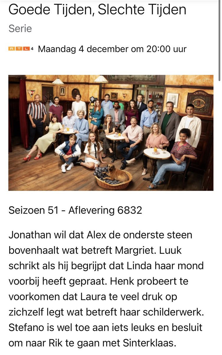 gtststreetteam's tweet photo. #SPOILER

Maandag 4 december: Jonathan wil dat Alex de onderste steen bovenhaalt wat betreft Margriet

#GTST #Jonathan #Alex #Margriet #Luuk #Linda #Henk #Laura #Stefano #Rik https://t.co/5AQCIknZ8U