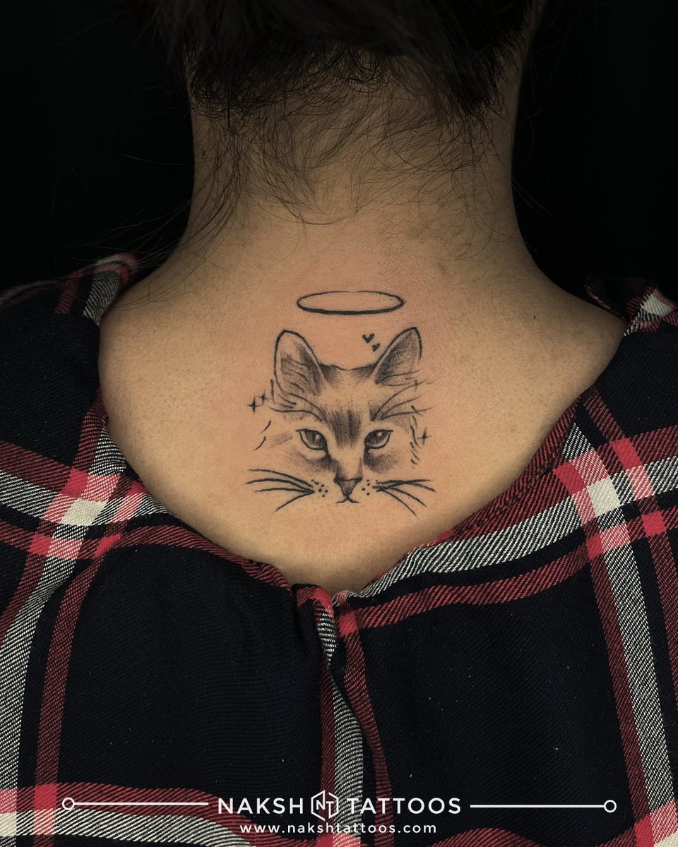 TattoosNaksh's tweet photo. Cat lovers are called ailurophiles derived
from the Greek word ailouros, which means "cat," and
the suffix -phile, meaning "lover”. #tattoos
#tattooshop #nakshtattoostudio 
Blink and you miss it!
To book your appointment contact us on 9676751440
or Dm us! https://t.co/JzZSL0ZtQI