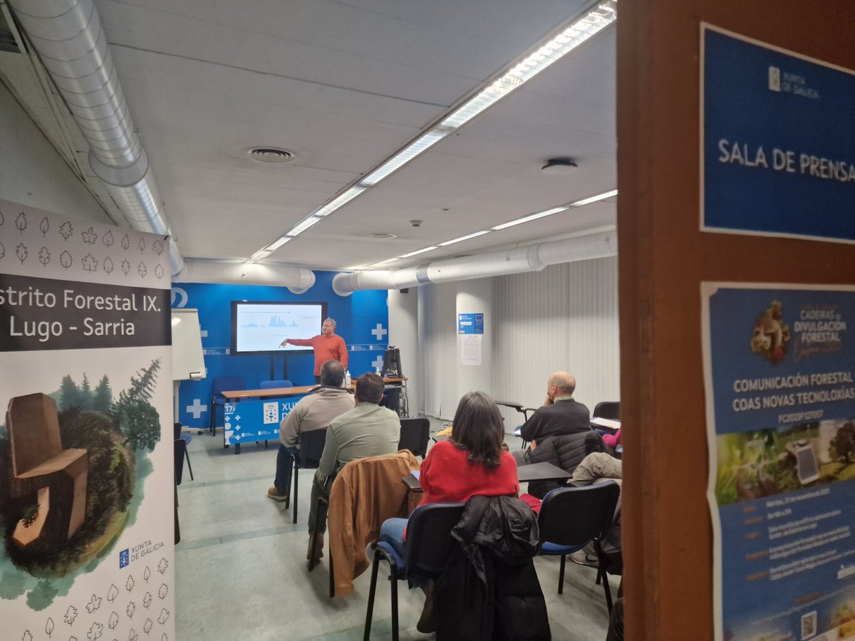 Na cadeira de divulgación forestal de onte abordamos, da man de <a href="/eforestal/">educación forestal🇪🇺</a> e <a href="/campogalego/">Campo Galego</a>, a situación actual da comunicación forestal e os retos de futuro neste eido.
#AGACAL #fcomunicación #forestal #cadeiras #divulgación